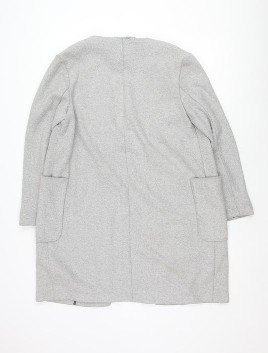 Marks and Spencer Women's Grey Mid-Length Coat M