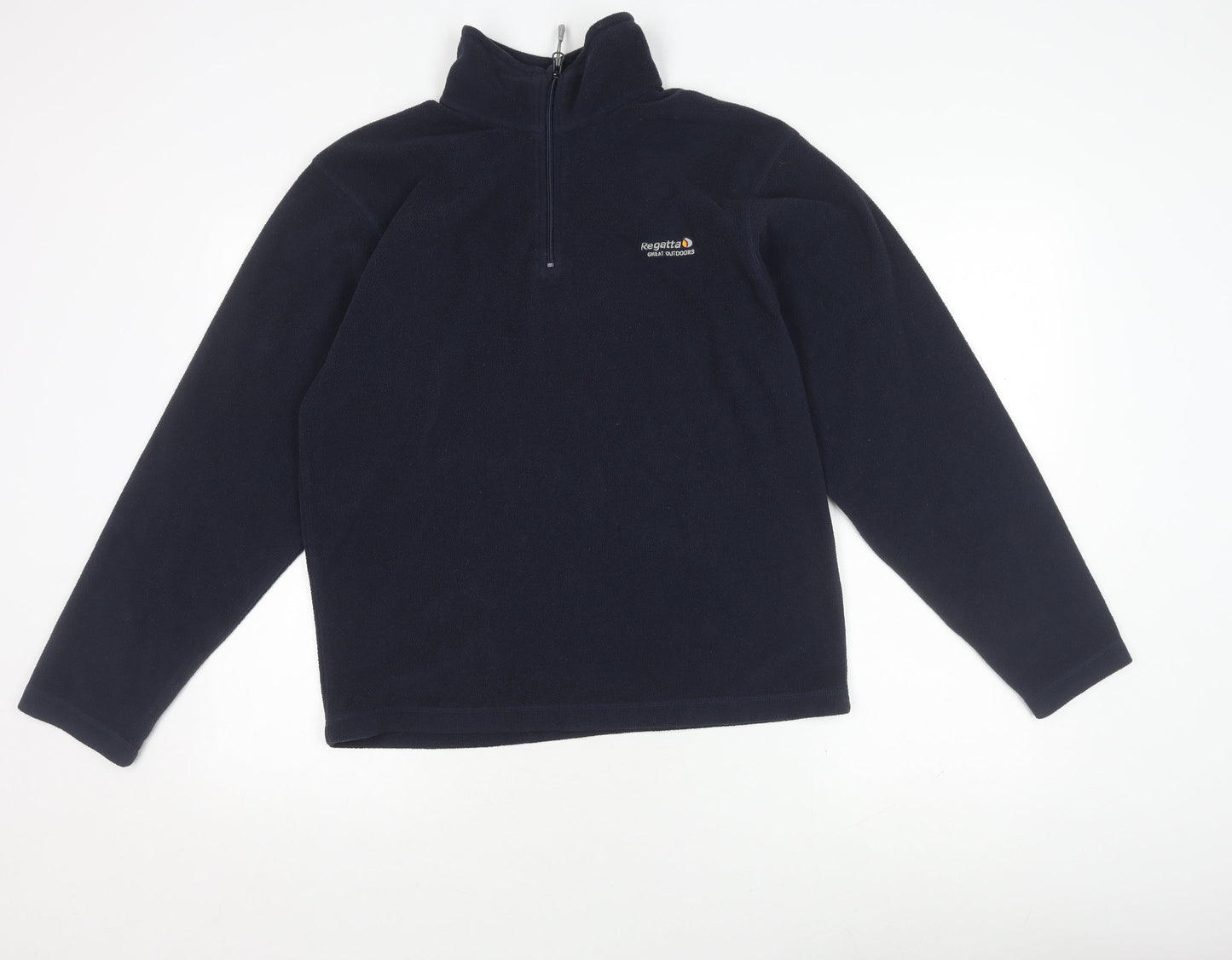 Regatta Men's Blue 1/2 Zip Fleece Sweatshirt, S