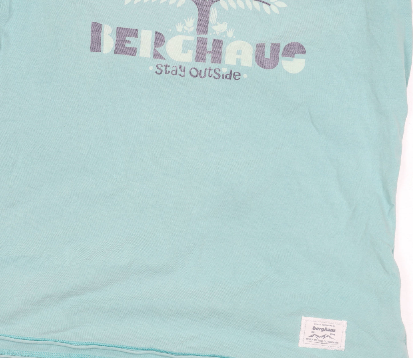 Berghaus Women's Blue T-Shirt, Size 10, Outdoor Design