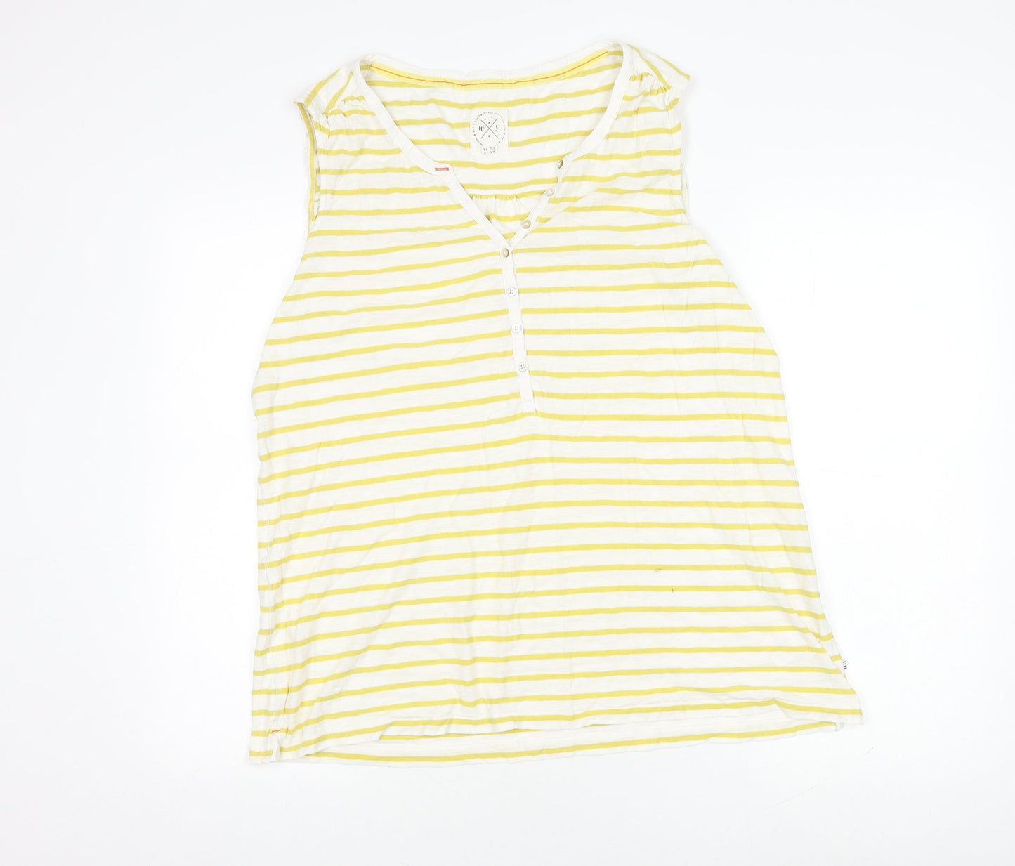 White Stuff Women's Striped V-Neck Tank Top