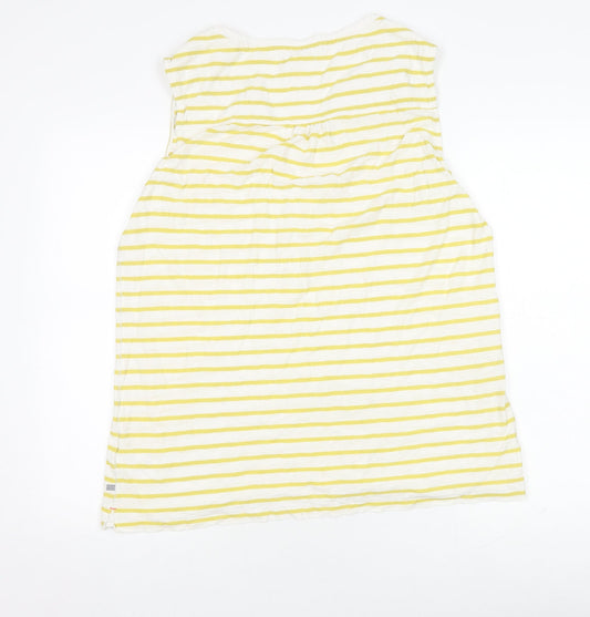 Womens UK Size 18 White Stuff White Cotton Tank