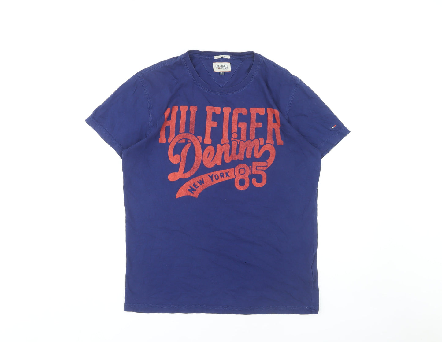Hilfiger Denim Men's Blue Graphic T-Shirt Size M