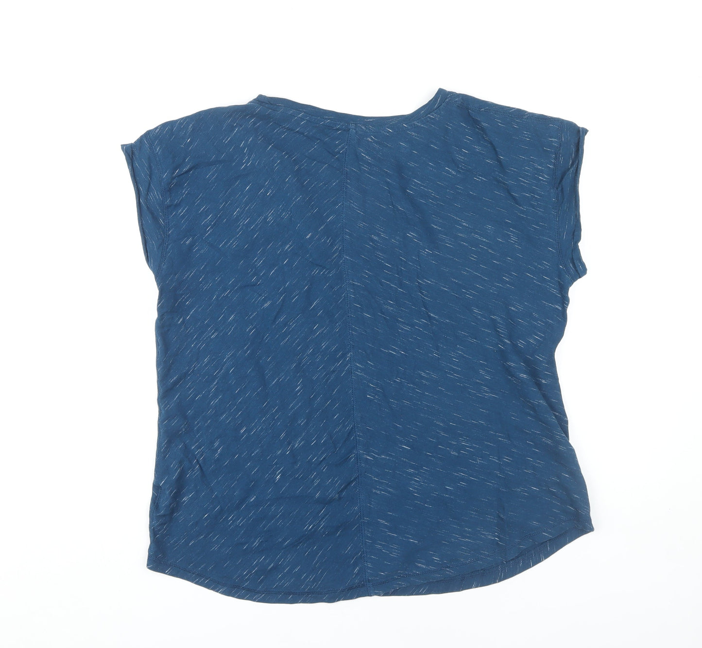 Mountain Warehouse Women's Blue V-Neck T-Shirt Size 16