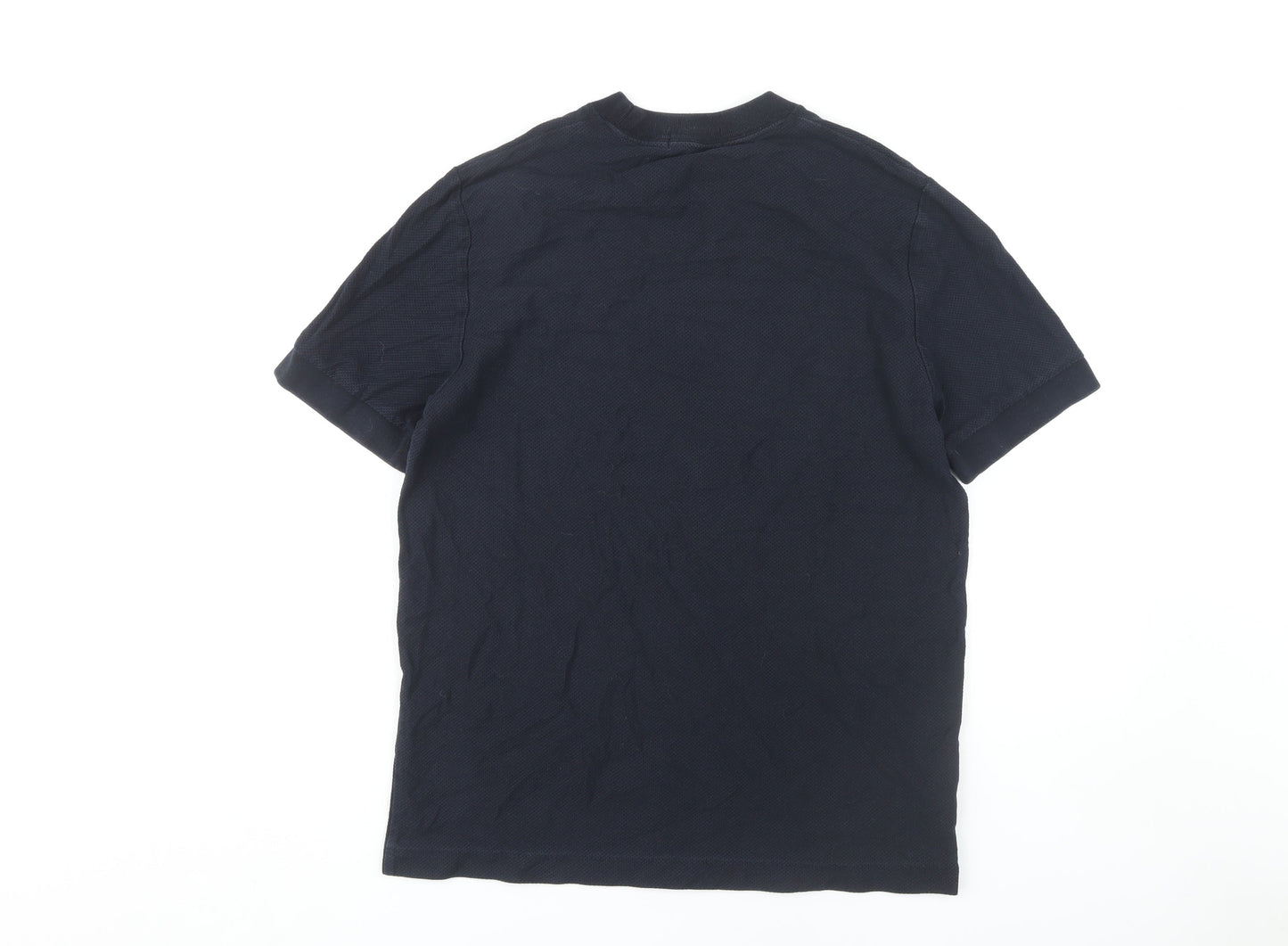 Fred Perry Men's Black T-Shirt, Medium, Short Sleeve