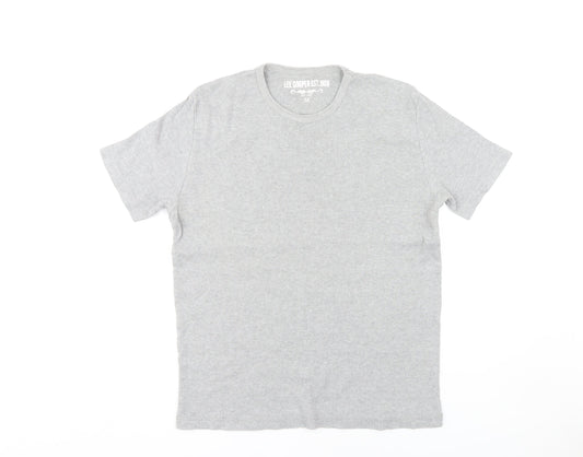 Lee Cooper Unisex Grey M Regular Fit T-Shirt