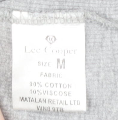 Lee Cooper Unisex Grey M Regular Fit T-Shirt