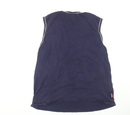 Slazenger Men's Blue Sleeveless T-Shirt 3XL