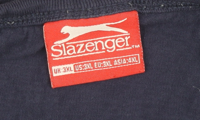 Slazenger Men's Blue Sleeveless T-Shirt 3XL