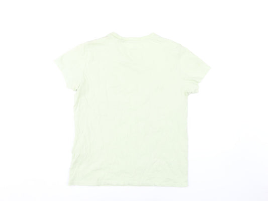Levi's Women's Green Basic T-Shirt, Size S, Crew Neck