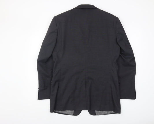 Next Men's Grey Slim Fit Blazer Jacket 40R
