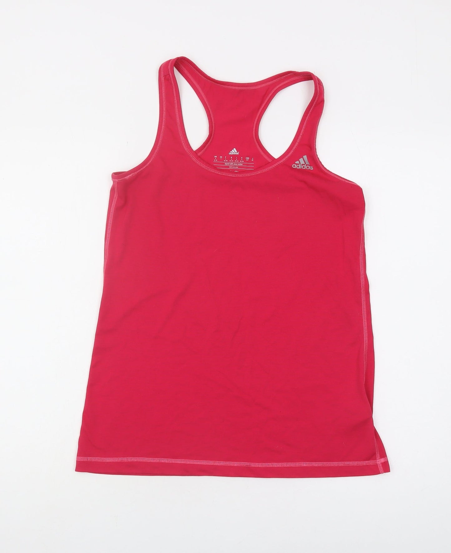 Adidas Women's Pink Racerback Tank Top, Size S