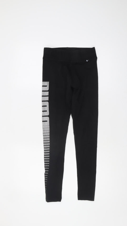 Puma Women's Black Athletic Leggings Size 10