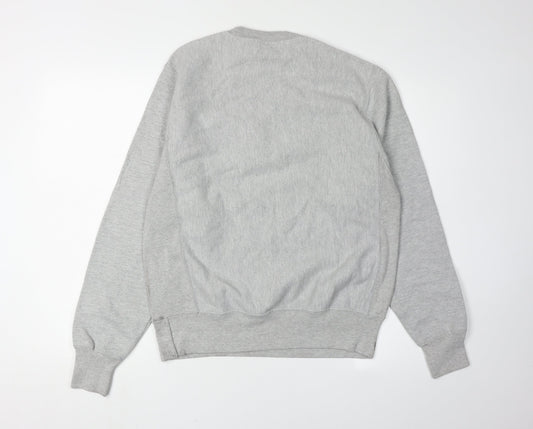 Champion Men's Grey Pullover Sweatshirt - Size S