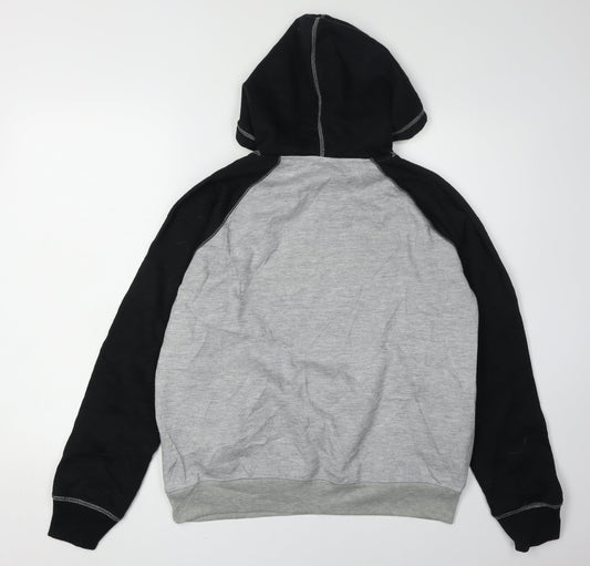 Umbro Men's Grey Hoodie, Size S, Logo Pullover