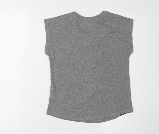 Disney Girls Grey Captain America Sleeveless T-Shirt 7-8 Years