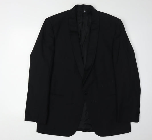 Austin Reed Men's Black Tuxedo Blazer, Size 44L, Formal