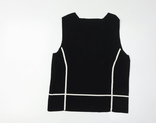 Womens UK Size L Windsmoor Black Viscose Blend Tank