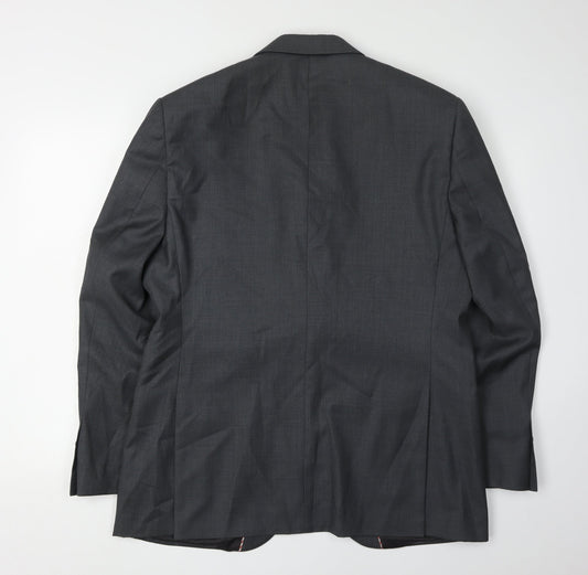 Howick Men’s Grey Blazer, Size 42R, Classic Fit