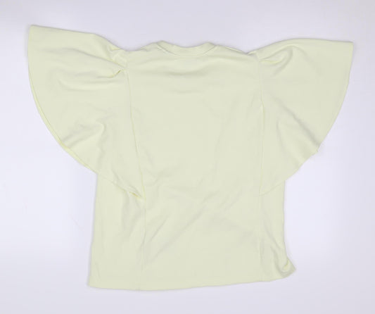 Ted Baker Women's Ivory Flared Sleeve Top Size M