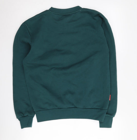 Womens UK XS Regular Slazenger Green Pullover Sweatshirt