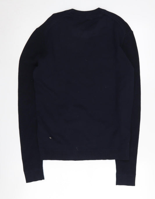 Unisex Adultss UK M Regular Ted Baker Black Pullover Tight-Knit