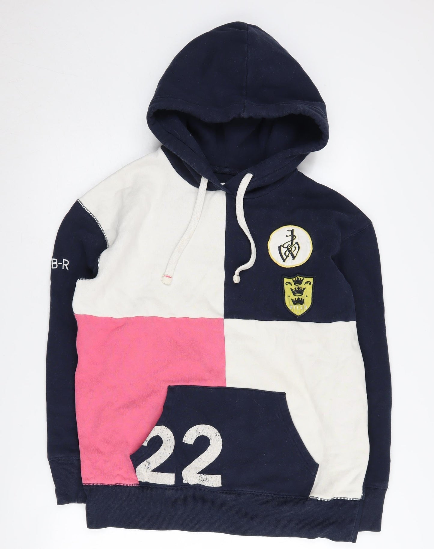 Jack Wills Women's Multicoloured Pullover Hoodie M