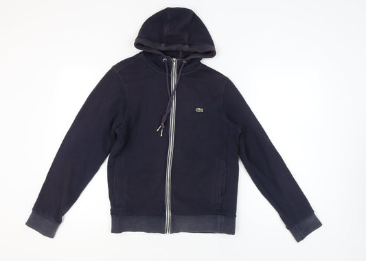 Lacoste Unisex Blue Full Zip Hoodie S