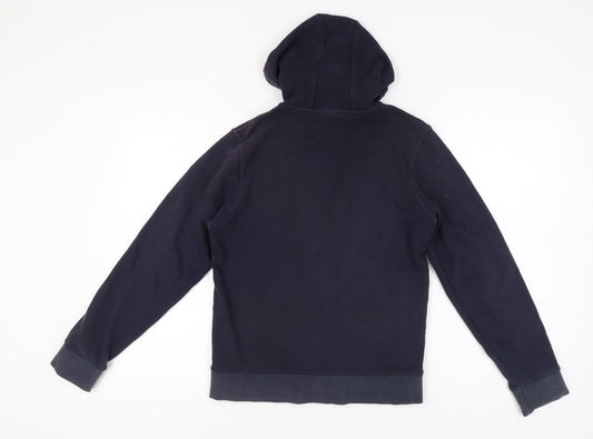 Lacoste Unisex Blue Full Zip Hoodie S