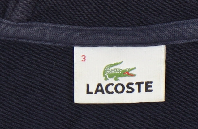 Lacoste Unisex Blue Full Zip Hoodie S