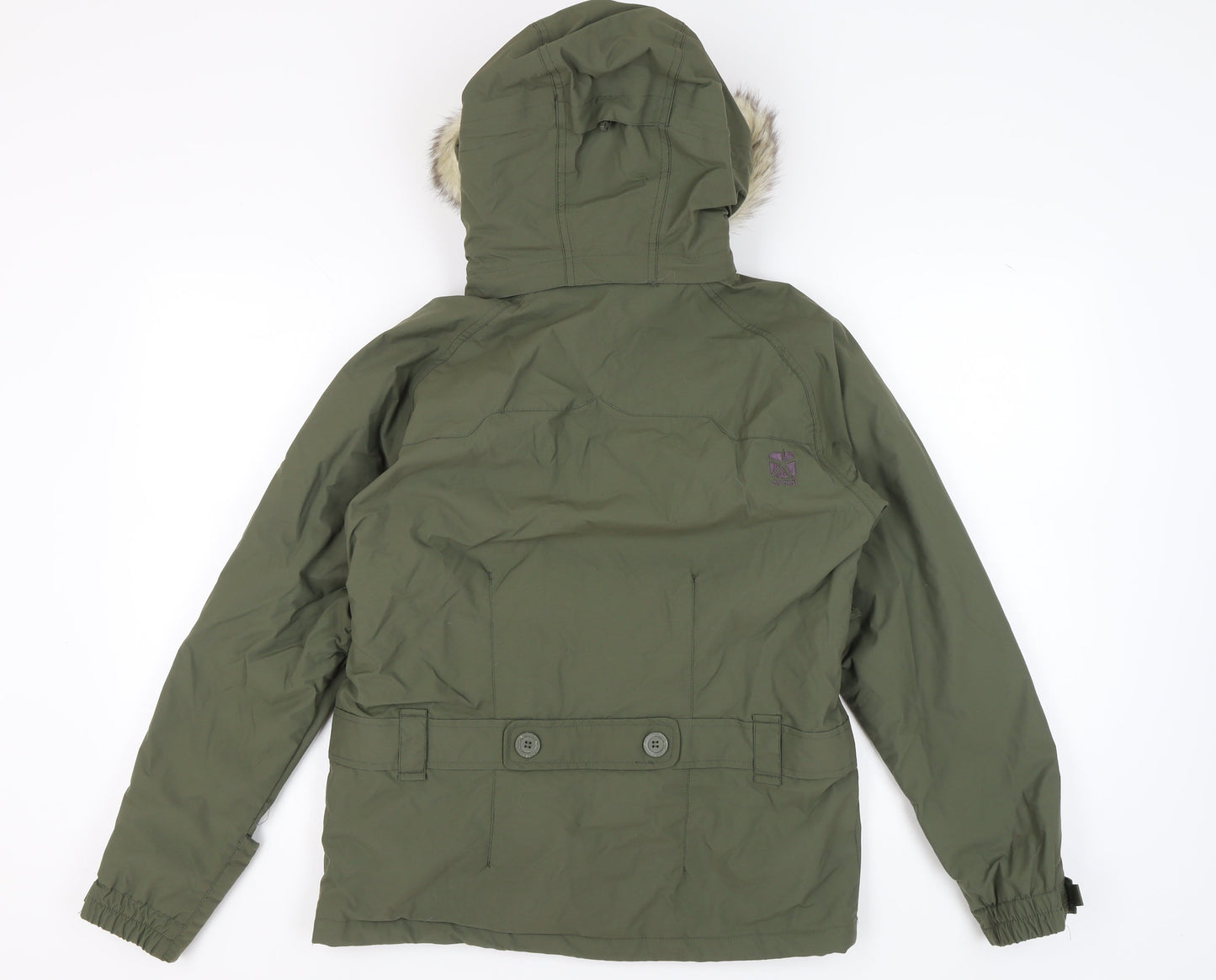 Animal Women's Green Parka Coat Size 10