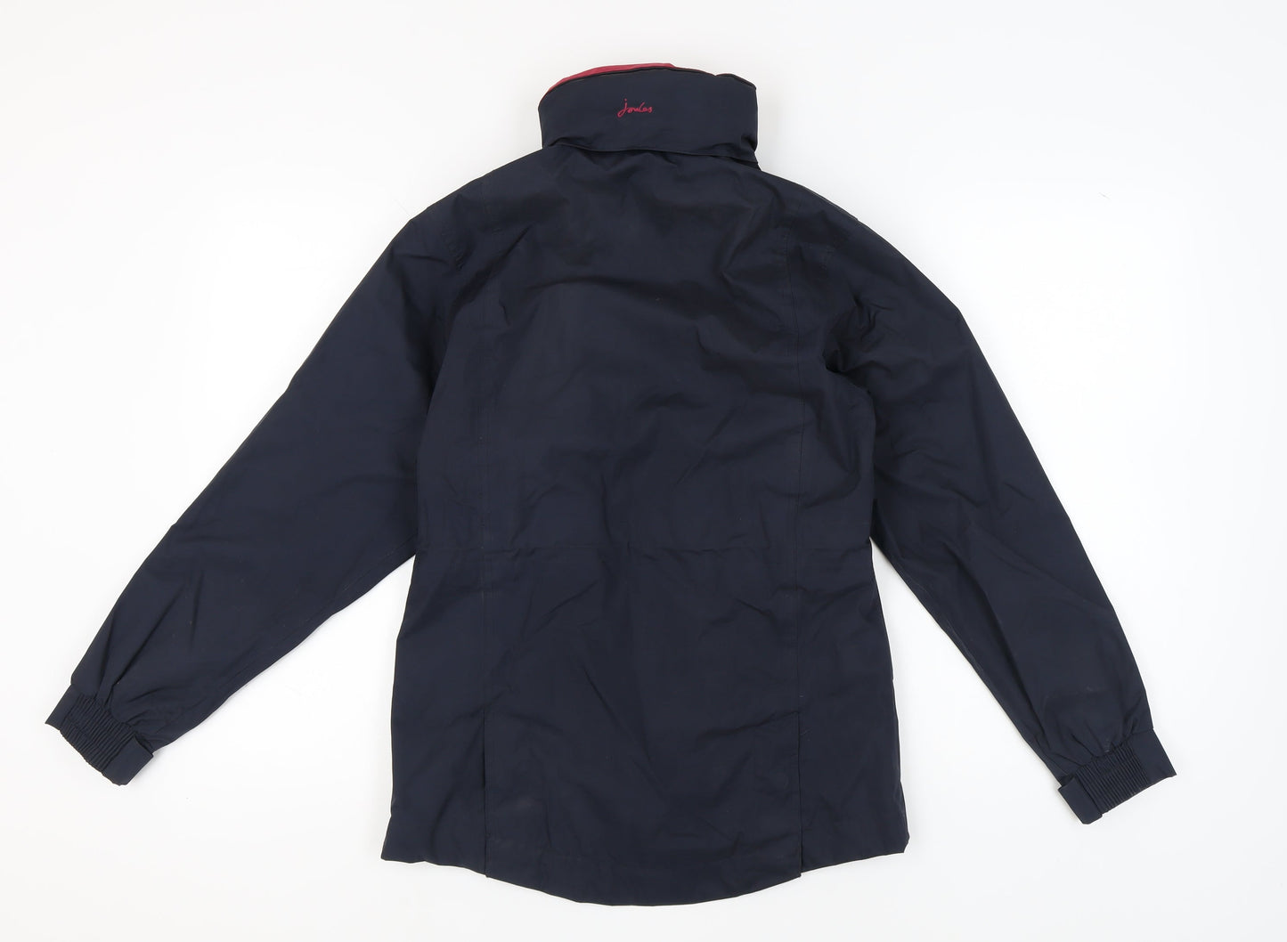 Joules Women's Blue Parka Jacket XS Waterproof Hooded