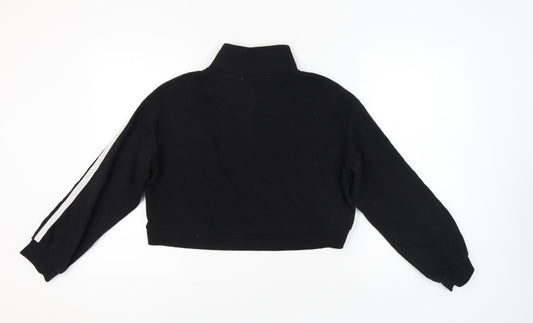 H&M Women's Black NASA Henley Sweatshirt S