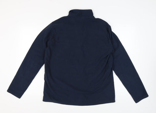 Mountain Warehouse Men's Blue Fleece Pullover Sweatshirt L