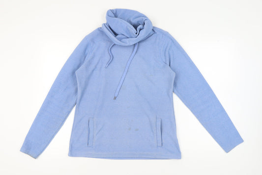 Mountain Warehouse Women's Blue Cowl Neck Sweatshirt Size 12