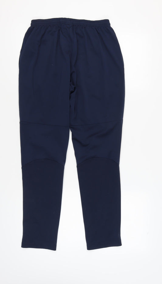 Nike Men's Blue Track Pants M, Ideal for Gym & Running