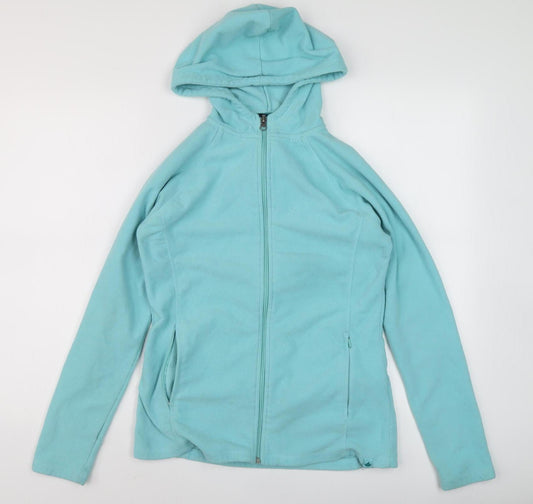 Peter Storm Women's Blue Full Zip Fleece Hoodie Size 12