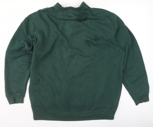 James Pringle Men's Green XL Pullover Sweatshirt