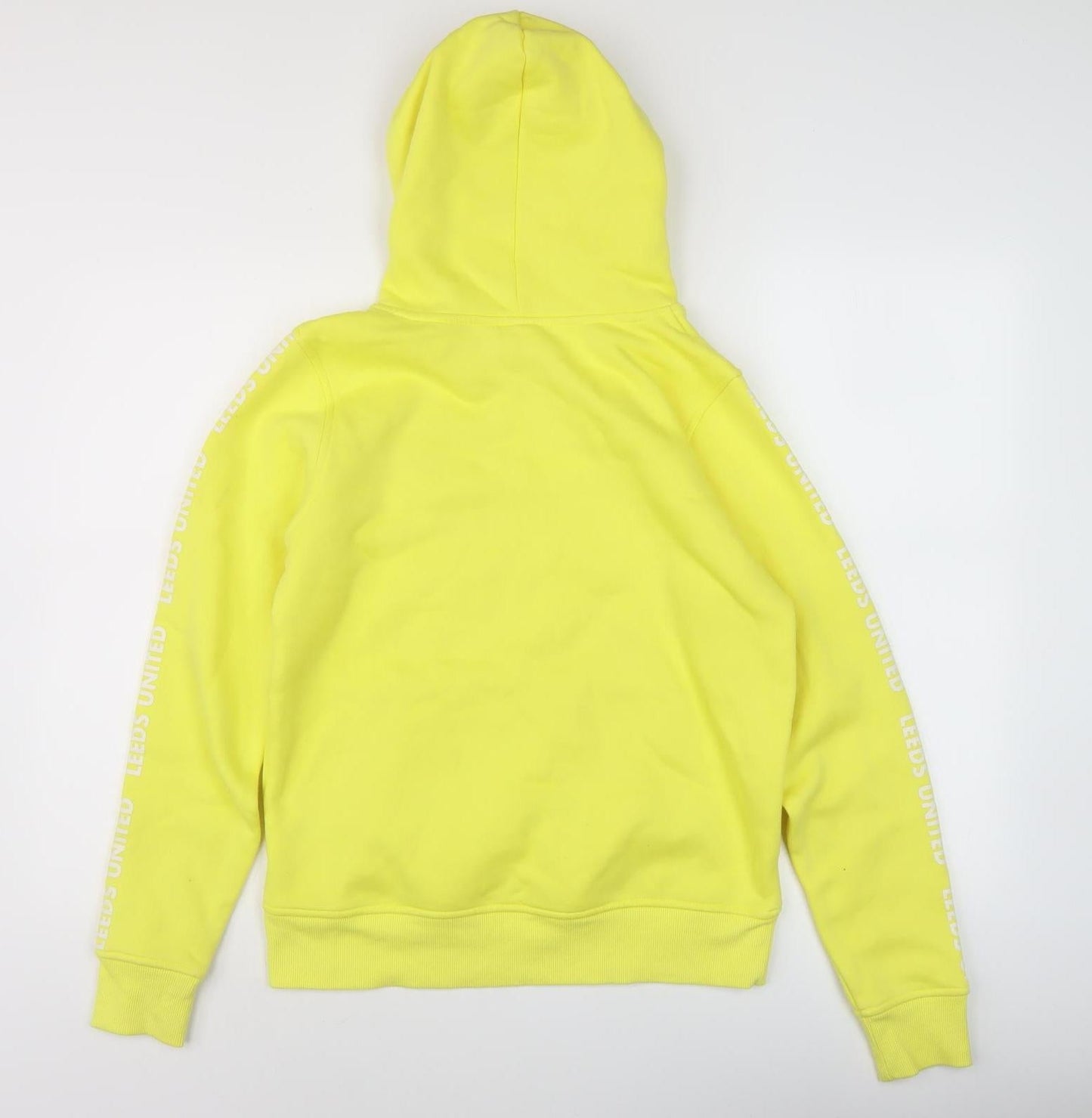 Leeds United Women's Yellow Pullover Hoodie, Size 10, Casual & Stylish