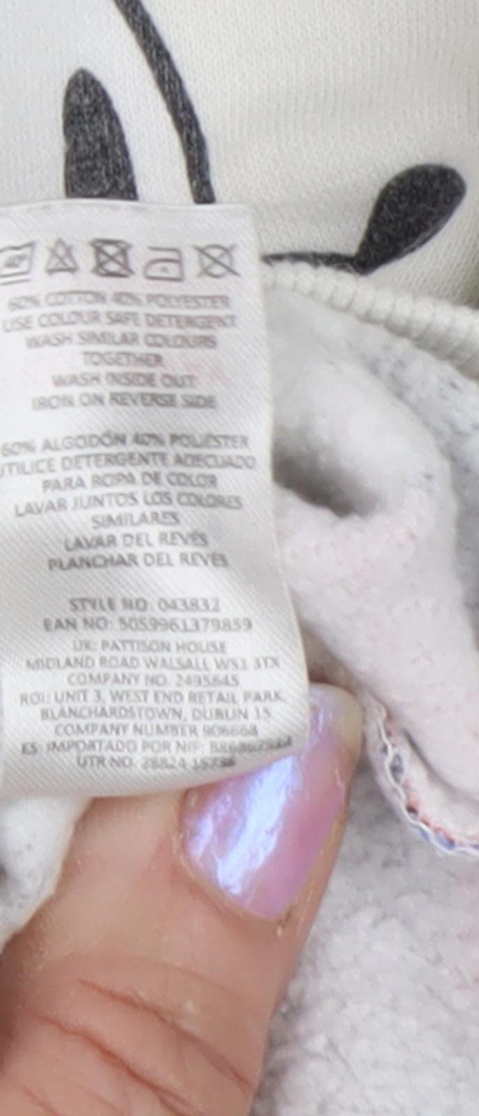 Disney Women's Multicoloured Cartoon Pullover Sweatshirt S