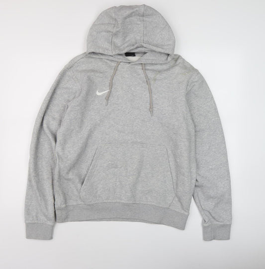 Mens UK M Regular Nike Grey Pullover Hoodie