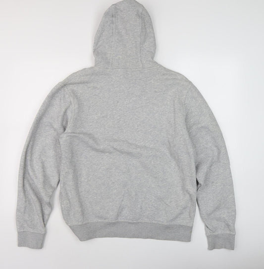 Nike Men's Grey Pullover Hoodie - M