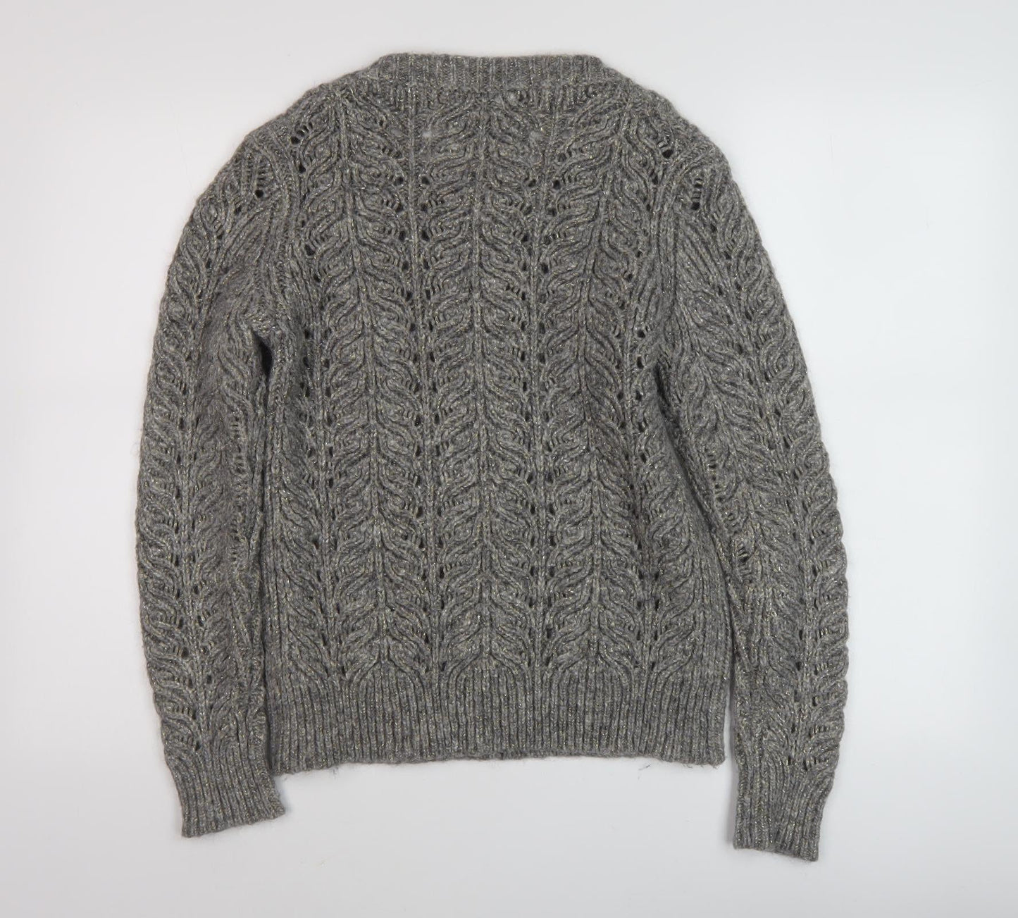 Banana Republic Grey Wool Pullover Jumper, Women S, Casual