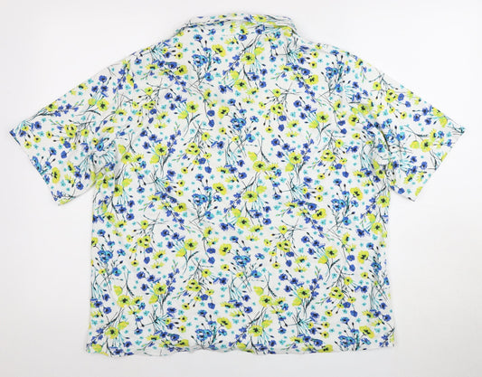 Lela Women's Multicoloured Floral Polo Size 22