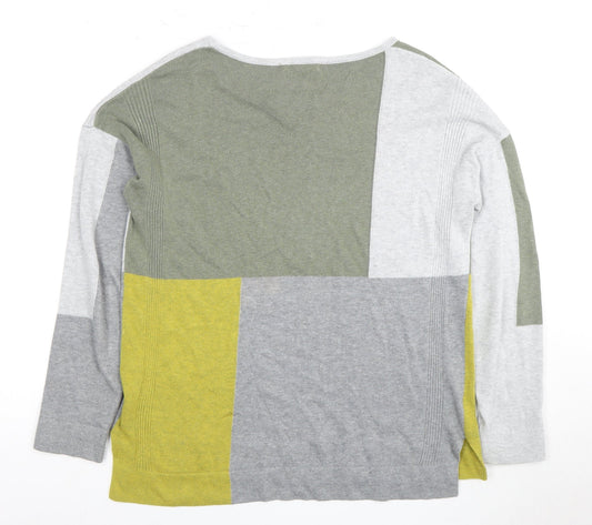White Stuff Women's Multicoloured Pullover Jumper Size 12
