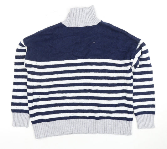 Crew Clothing Women's Multicolour Striped Pullover Jumper - Size 10