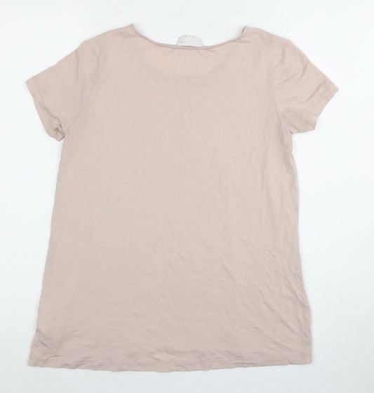The White Company Women's Beige XS T-Shirt