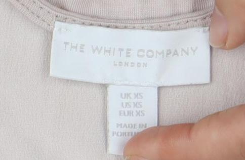 The White Company Women's Beige XS T-Shirt