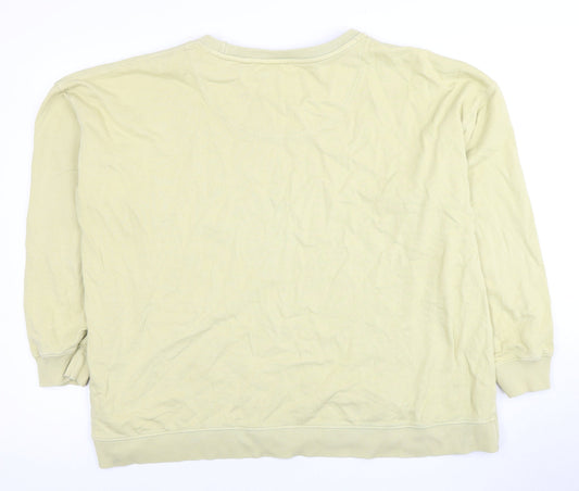 FatFace Unisex Ivory Cotton Pullover Sweatshirt UK 22