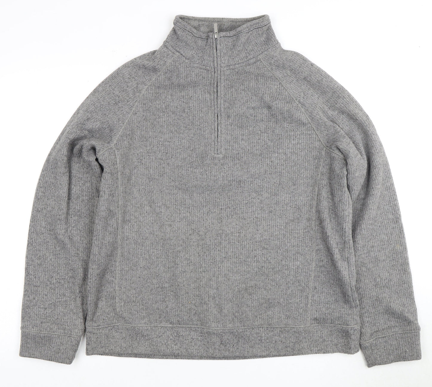 Craghoppers Men's Grey 1/4 Zip Sweatshirt L