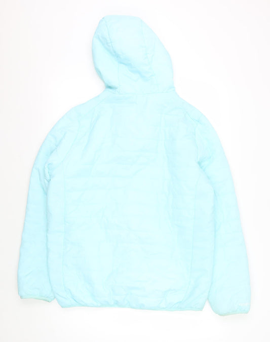 Craghoppers Women's Blue Puffer Jacket Size 16 Hooded